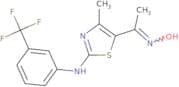 (3-((hydroxyimino)ethyl)-4-methyl(2,5-thiazolyl))(3-(trifluoromethyl)phenyl)amine