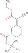 N-Boc-3-(1-cyano-2-ethoxy-2-oxoethylidene)-1-piperidine
