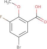 5-Bromo-3-fluoro-2-methoxybenzoic acid