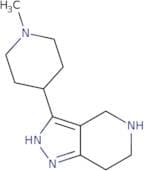 1-Methyl-4-{2H,4H,5H,6H,7H-pyrazolo[4,3-c]pyridin-3-yl}piperidine