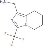 [3-(Trifluoromethyl)-5H,6H,7H,8H-imidazo[1,5-a]pyridin-1-yl]methanamine