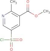 Methyl 5-(chlorosulfonyl)-2-methylpyridine-3-carboxylate