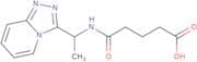 4-[(1-{[1,2,4]Triazolo[4,3-a]pyridin-3-yl}ethyl)carbamoyl]butanoic acid