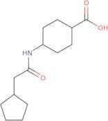 4-(2-Cyclopentylacetamido)cyclohexane-1-carboxylic acid