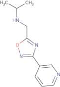 (Propan-2-yl)({[3-(pyridin-3-yl)-1,2,4-oxadiazol-5-yl]methyl})amine