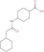 4-(2-Cyclohexylacetamido)cyclohexane-1-carboxylic acid