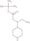 tert-Butyl 2-[ethyl(piperidin-4-yl)amino]acetate