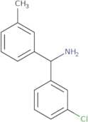 (3-Chlorophenyl)(3-methylphenyl)methanamine