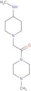 2-[4-(Methylamino)piperidin-1-yl]-1-(4-methylpiperazin-1-yl)ethan-1-one