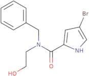 N-Benzyl-4-bromo-N-(2-hydroxyethyl)-1H-pyrrole-2-carboxamide