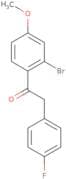 1-(2-Bromo-4-methoxyphenyl)-2-(4-fluorophenyl)ethan-1-one