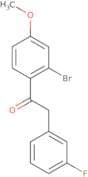 1-(2-Bromo-4-methoxyphenyl)-2-(3-fluorophenyl)ethan-1-one