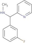 [(3-Fluorophenyl)(pyridin-2-yl)methyl](methyl)amine