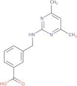 3-{[(4,6-Dimethylpyrimidin-2-yl)amino]methyl}benzoic acid