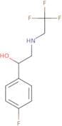 1-(4-Fluorophenyl)-2-[(2,2,2-trifluoroethyl)amino]ethan-1-ol