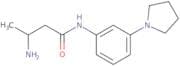 3-Amino-N-[3-(pyrrolidin-1-yl)phenyl]butanamide