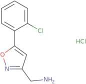[5-(2-Chlorophenyl)-1,2-oxazol-3-yl]methanamine hydrochloride