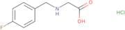 2-{[(4-Fluorophenyl)methyl]amino}acetic acid hydrochloride