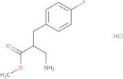 Methyl 3-amino-2-[(4-fluorophenyl)methyl]propanoate hydrochloride