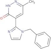 4-(1-Benzyl-1H-imidazol-2-yl)-6-methyl-2,3-dihydropyridazin-3-one