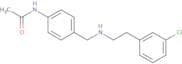N-[4-({[2-(3-Chlorophenyl)ethyl]amino}methyl)phenyl]acetamide