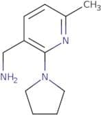 [6-Methyl-2-(pyrrolidin-1-yl)pyridin-3-yl]methanamine