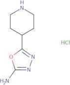 5-(Piperidin-4-yl)-1,3,4-oxadiazol-2-amine hydrochloride