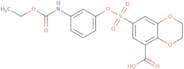 7-({3-[(Ethoxycarbonyl)amino]phenoxy}sulfonyl)-2,3-dihydro-1,4-benzodioxine-5-carboxylic acid