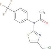 N-[4-(Chloromethyl)-1,3-thiazol-2-yl]-N-[4-(trifluoromethyl)phenyl]acetamide