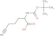 (2S)-2-{[(tert-Butoxy)carbonyl]amino}hept-6-ynoic acid