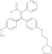 1-[2-[4-[1-(4-Methoxyphenyl)-2-nitro-2-phenylethenyl]phenoxy]ethyl]pyrrolidine