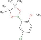 2-(5-Chloro-2-methoxyphenyl)-4,4,5,5-tetramethyl-1,3,2-dioxaborolane