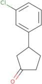 3-(3-Chlorophenyl)cyclopentan-1-one