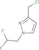 3-(Chloromethyl)-1-(2,2-difluoroethyl)-1H-pyrazole