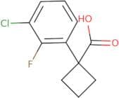 1-(3-Chloro-2-fluorophenyl)cyclobutane-1-carboxylic acid