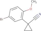 1-(5-Bromo-2-methoxyphenyl)cyclopropane-1-carbonitrile