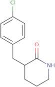 3-[(4-Chlorophenyl)methyl]piperidin-2-one