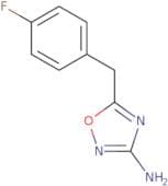5-[(4-Fluorophenyl)methyl]-1,2,4-oxadiazol-3-amine