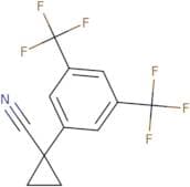 1-[3,5-Bis(trifluoromethyl)phenyl]cyclopropane-1-carbonitrile