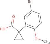 1-(5-Bromo-2-methoxyphenyl)cyclopropane-1-carboxylic acid