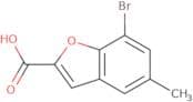 7-Bromo-5-methyl-1-benzofuran-2-carboxylic acid