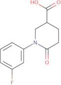 1-(3-Fluorophenyl)-6-oxopiperidine-3-carboxylic acid