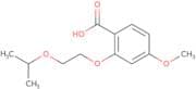 4-Methoxy-2-[2-(propan-2-yloxy)ethoxy]benzoic acid