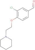 3-Chloro-4-[2-(piperidin-1-yl)ethoxy]benzaldehyde