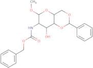 Methyl 4,6-o-benzylidene-2-benzyloxycarbonylamino-2-deoxy-alpha-D-glucopyranoside