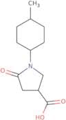1-(4-Methylcyclohexyl)-5-oxopyrrolidine-3-carboxylic acid