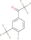2,2,2-Trifluoro-1-[4-fluoro-3-(trifluoromethyl)phenyl]ethan-1-one