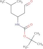 tert-Butyl N-(5-methyl-1-oxohexan-3-yl)carbamate