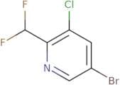 5-Bromo-3-chloro-2-(difluoromethyl)pyridine