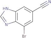 4-Bromo-1H-benzimidazole-6-carbonitrile